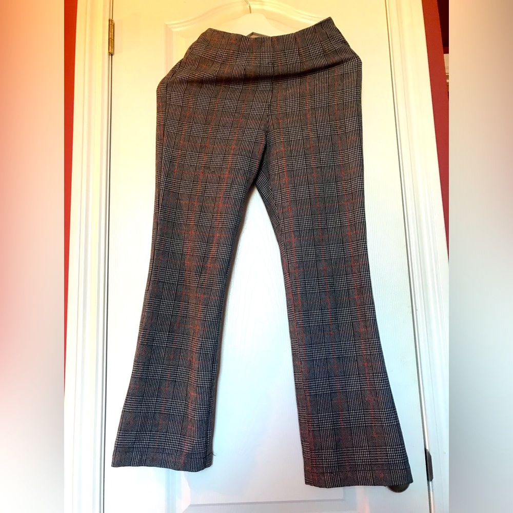 Free people skinny pants xs 0 stripe checkered